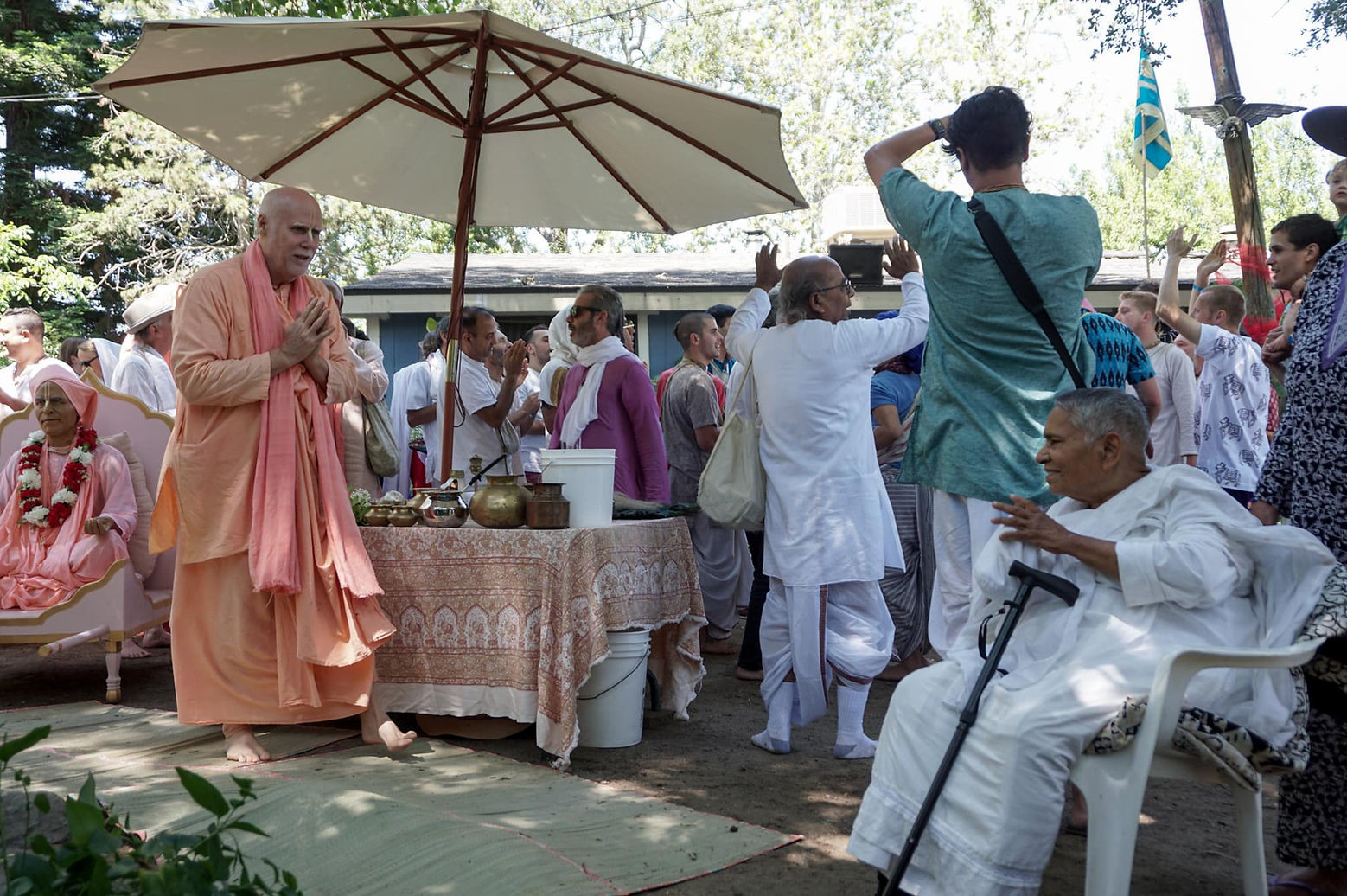 At New Braja Hari-katha Festival